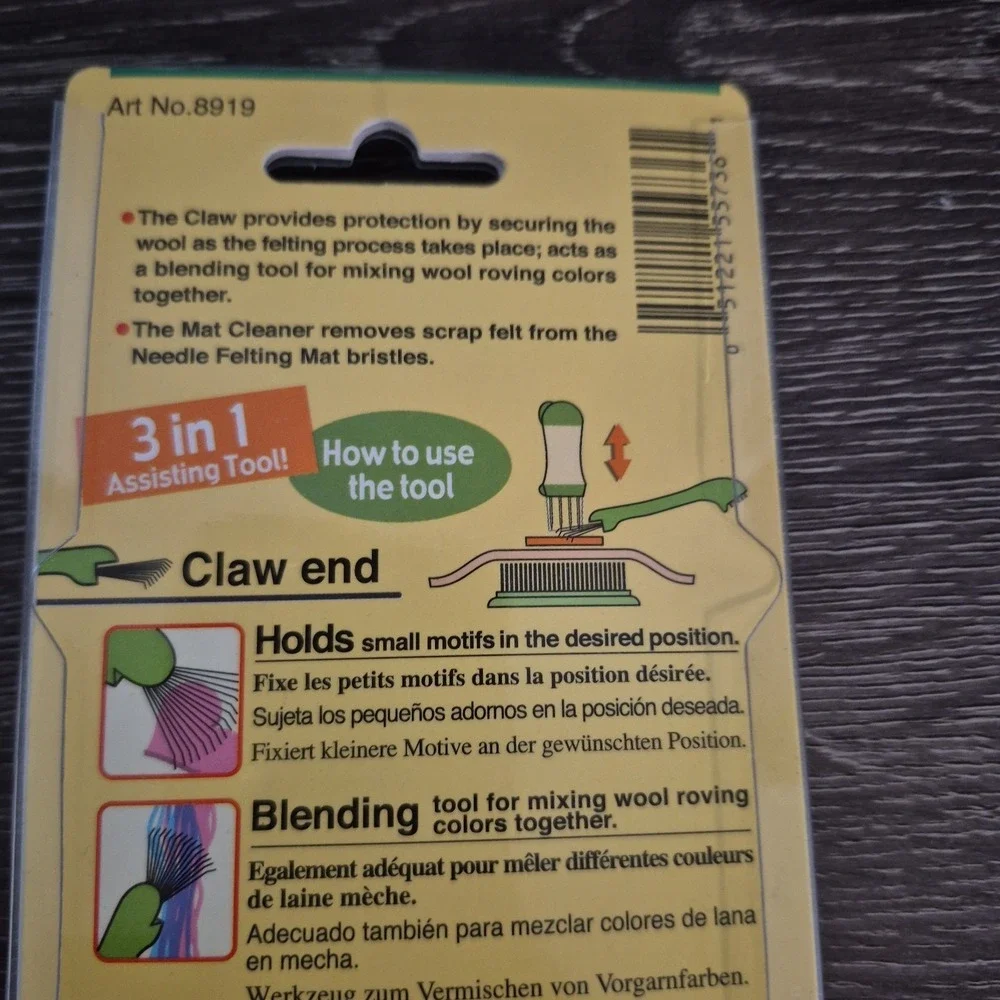 Clover Needle Felting Claw & Mat Cleaner